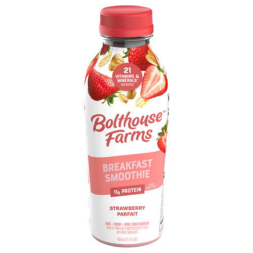 Bolthouse Farms Smoothie, Breakfast, Strawberry Parfait