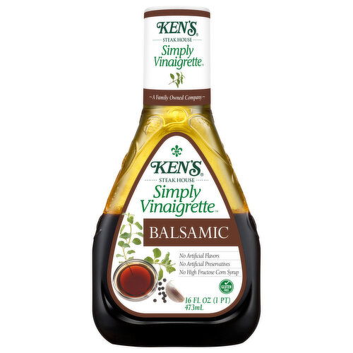 Ken's Steak House Simply Vinaigrette Balsamic Dressing