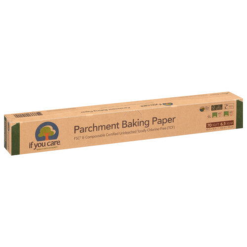 If You Care Baking Paper, Parchment, 70 Square Feet