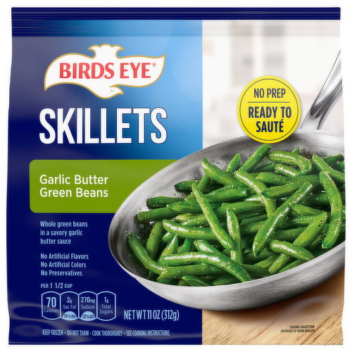 Birds Eye Skillets Skillets Garlic Butter Green Beans Frozen Vegetables