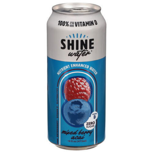 Shine Water Zero Sugar Mixed Berry Acai Water