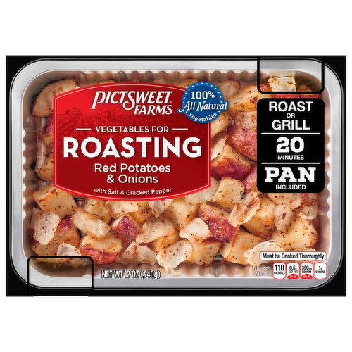 Pictsweet Farms Vegetables for Roasting Red Potatoes & Onions, with Salt & Cracked Pepper