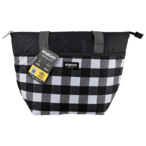 Igloo Cooler Bag, Gingham, Essential Tote