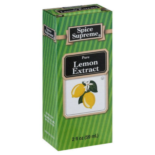 Spice Supreme Lemon Extract, Pure