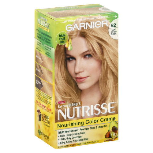 Nutrisse Buttery Blondes Permanent Haircolor, Light Buttery Blonde 92