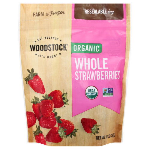 Woodstock Strawberries, Organic, Whole