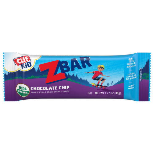 Zbar Energy Snack Bar, Chocolate Chip