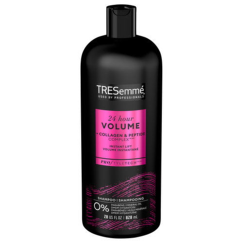 TRESemme Pro Style Tech Shampoo, 24 Hour Volume, Collagen & Peptide Complex