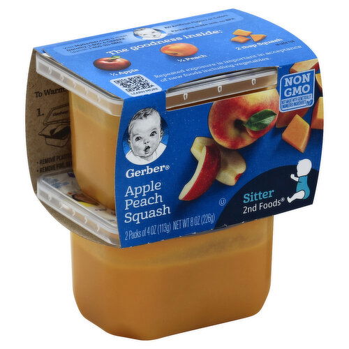 Gerber 2nd Foods Apple Peach Squash