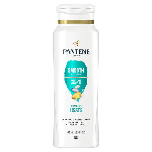 Pantene Pantene Smooth & Sleek 2-in-1 Shampoo & Contitioner