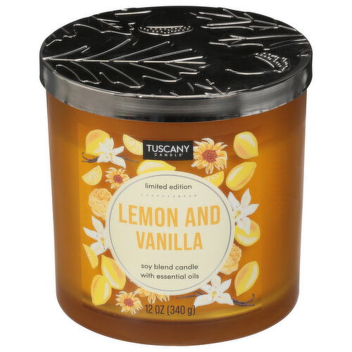 Tuscany Candle Candle, Lemon And Vanilla