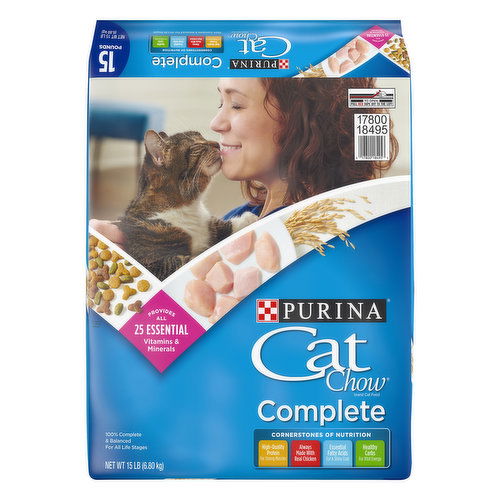 Cat Chow Cat Food, Complete