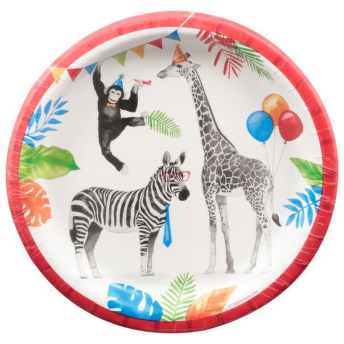 Party Creations Paper Plates, Party Animals