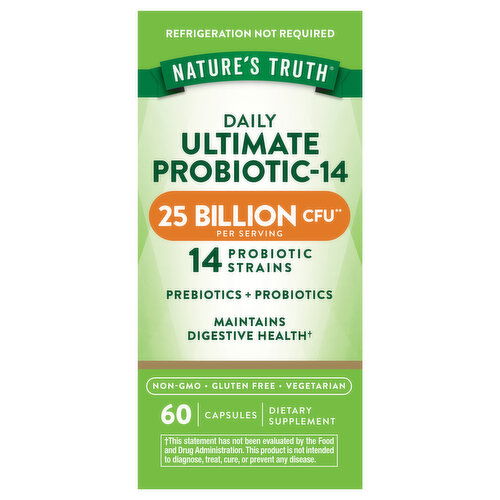 Nature's Truth Ultimate Probiotic-14, Daily, Capsules