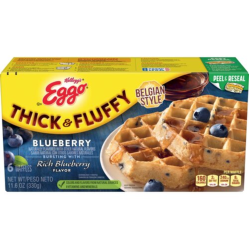 Eggo Frozen Waffles, Blueberry