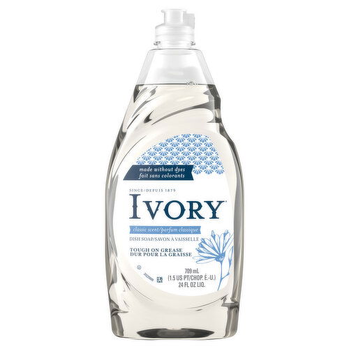 Ivory Ivory Classic Dish Soap, Original, 709 mL