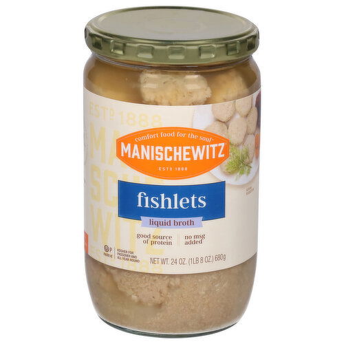 Manischewitz Fishlets, Liquid Broth