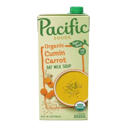 Pacific Foods Organic Cumin Carrot Oat Milk Soup