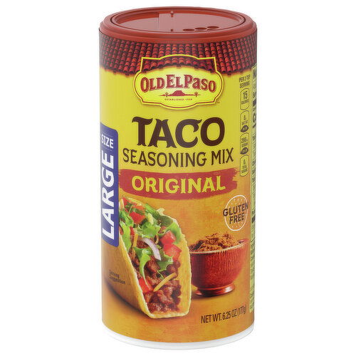 Old El Paso Taco Seasoning Mix, Original, Large