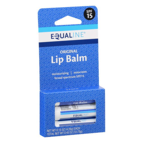 Equaline Lip Balm, Original, Broad Spectrum SPF 15