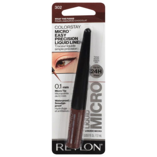 Revlon ColorStay Liquid Liner, Micro Easy Precision, What the Fudge 302