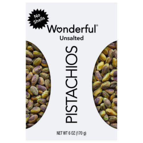 Wonderful No Shells Unsalted Pistachios