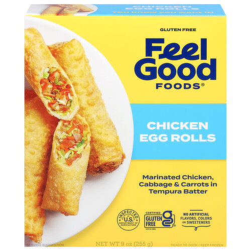 Feel Good Foods Gluten Free Chicken Egg Rolls
