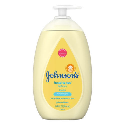 Johnsons Lotion, Head-to-Toe, Newborn