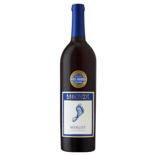 Barefoot Merlot Red Wine 750ml  