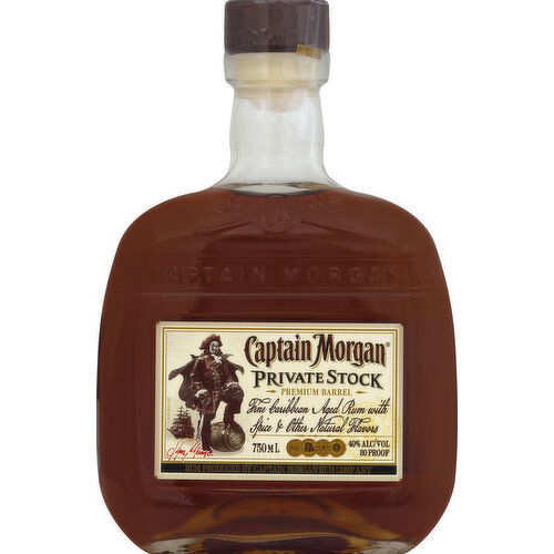 Captain Morgan Private Stock Rum, Premium Barrel