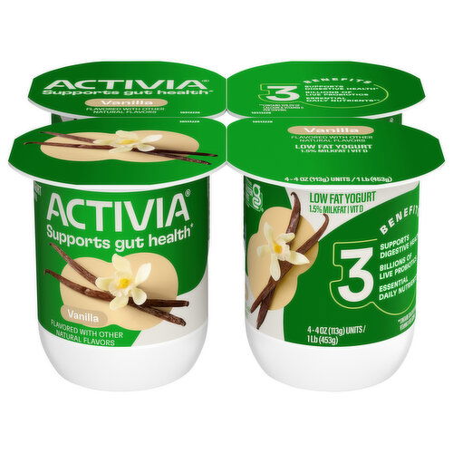 Activia Low Fat Vanilla Yogurt