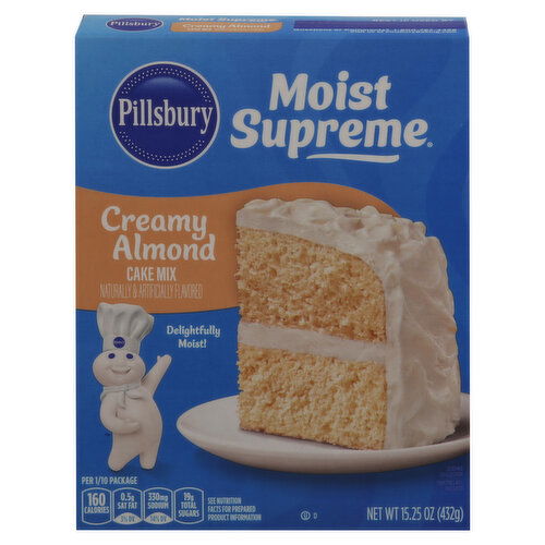 Pillsbury Moist Supreme Cake Mix, Creamy Almond