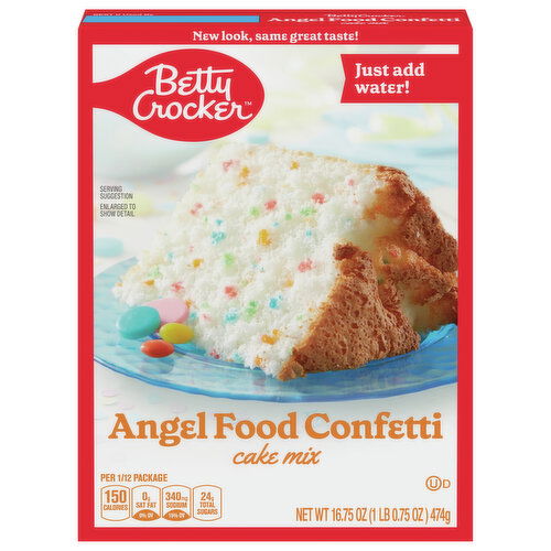 Betty Crocker Cake Mix, Angel Food Confetti