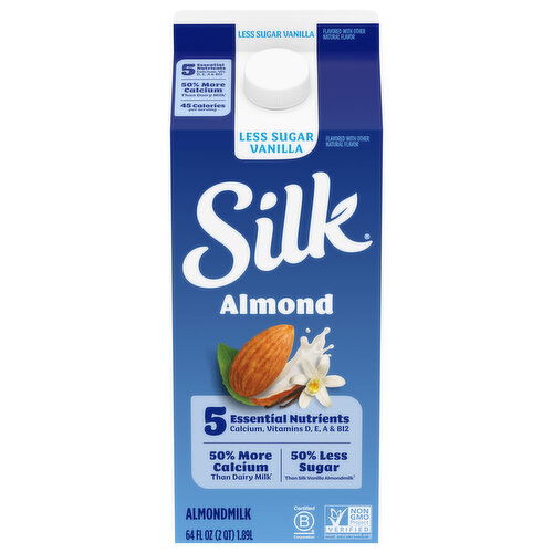 Silk Less Sugar Vanilla Almondmilk