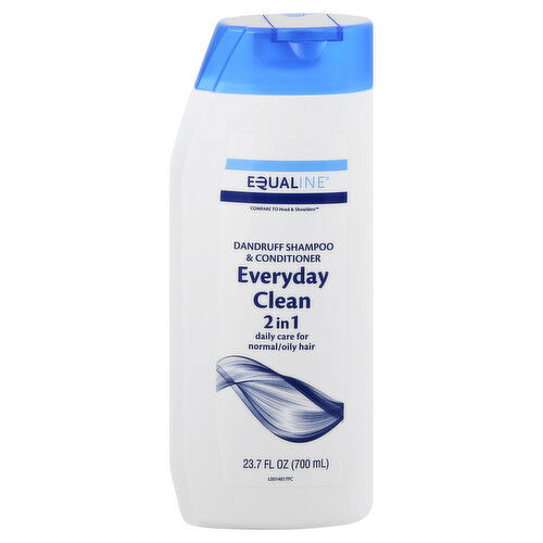 Equaline Dandruff Shampoo & Conditioner, 2 in 1, Everyday Clean