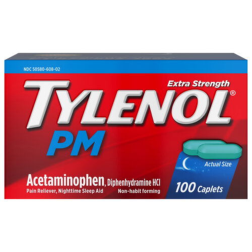 Tylenol PM Extra Strength Caplets Sleep Aid