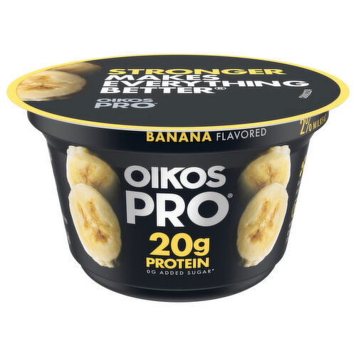 Oikos Pro Banana Flavored Yogurt