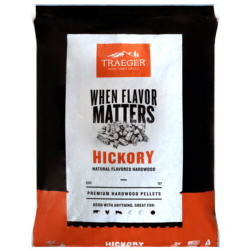 Traeger Hickory Hardwood Pellets
