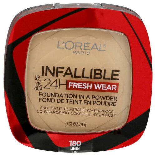 L'Oreal Infallible Foundation, Fresh Wear, Linen 180