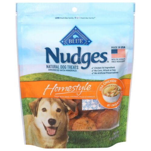 Blue Buffalo Blue Nudges Dog Treats, Homestyle