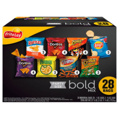 Frito Lay Snacks, Bold Mix, Party Size