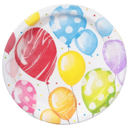 Creative Converting Plates, Balloon Bash, Party Creations