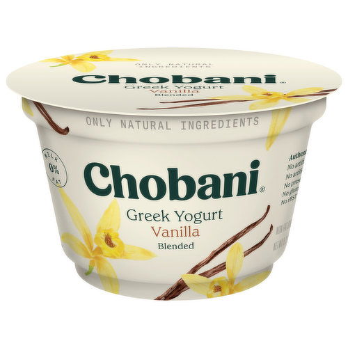 Chobani Yogurt, Nonfat, Greek, Vanilla