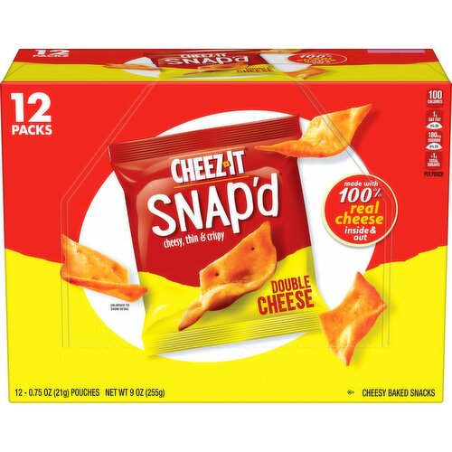 Cheez-It Cheese Cracker Chips, Double Cheese