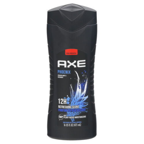 Axe Body Wash, Crushed Mint & Rosemary, Phoenix