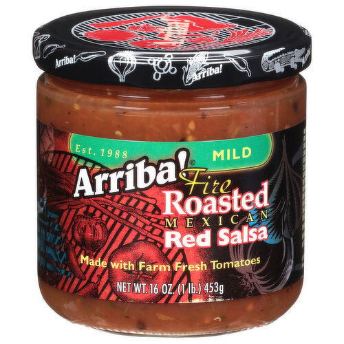 Arriba! Red Salsa, Fire Roasted, Mexican, Mild