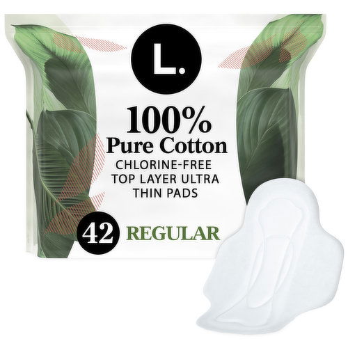 L. Ultra Thin Ultra Thin Pads with Wings, Regular