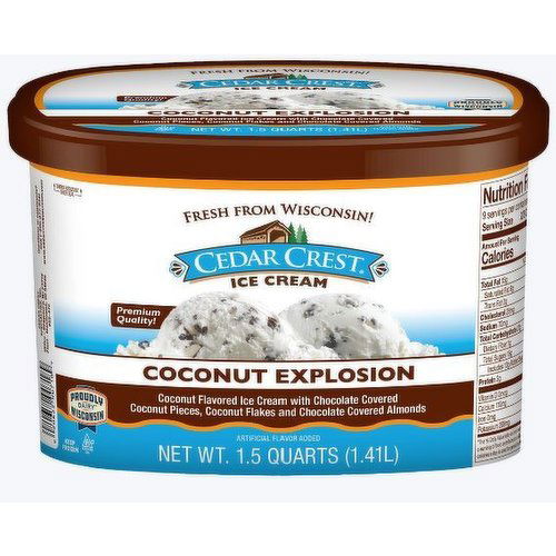 Cedar Crest Coconut Joy Ice Cream