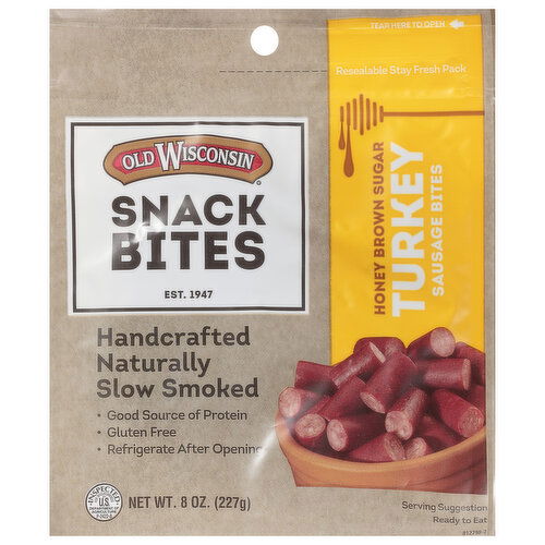 Old Wisconsin Sausage Bites, Honey Brown Sugar, Turkey