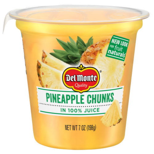 Del Monte Pineapple Chunks, In 100% Juice